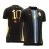 Maillot de Supporter Argentine MESSI 10 Golden Bisht Edition Pour Homme